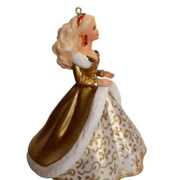 Hallmark Keepsake Ornament BARBIE Collectors Series 1994 QX5216 In box Gold - Picture 5 of 8